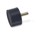 J.W. Winco GN352.1-25-13-1/4X20-55 Rubber Bumper Threaded Stud 352.1-25-13-1/4-55